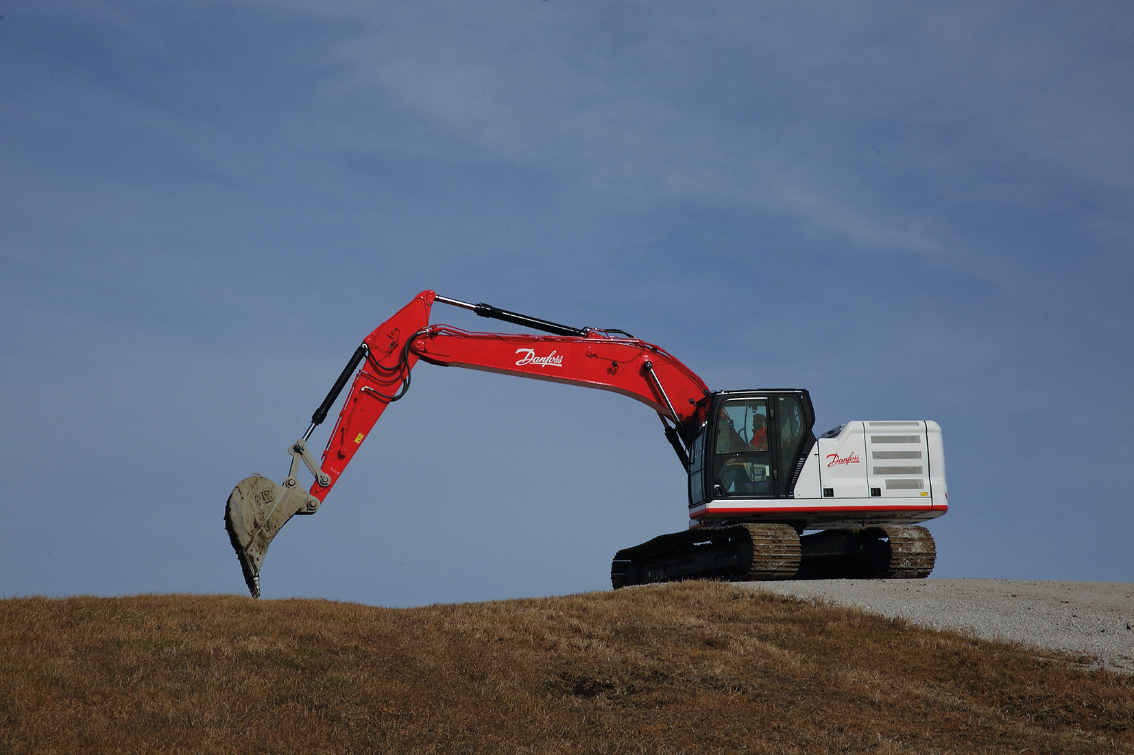 Danfoss is developing technologies to improve the energy efficiency of excavators and other construction equipment to help reduce emissions.