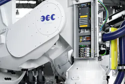 The servo drive for Festo electric actuators is mounted on the robot instead of the gripper system, reducing complexity and space claim. The servo drive for Festo electric actuators is mounted on the robot instead of the gripper system, reducing complexity and space claim.