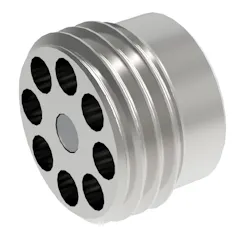 The RKVE check valve is now available in a compact design, enabling it to better fit into space-constrained applications. The RKVE check valve is now available in a compact design, enabling it to better fit into space-constrained applications.