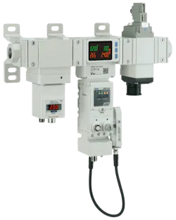 The Air Management System automatically regulates and isolates the compressed air provided to a machine to help improve the operational efficiency. The Air Management System automatically regulates and isolates the compressed air provided to a machine to help improve the operational efficiency.