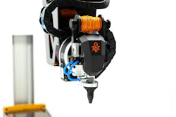 The CY1000 operates by depositing existing wire onto a surface using a robotic system. The CY1000 operates by depositing existing wire onto a surface using a robotic system.