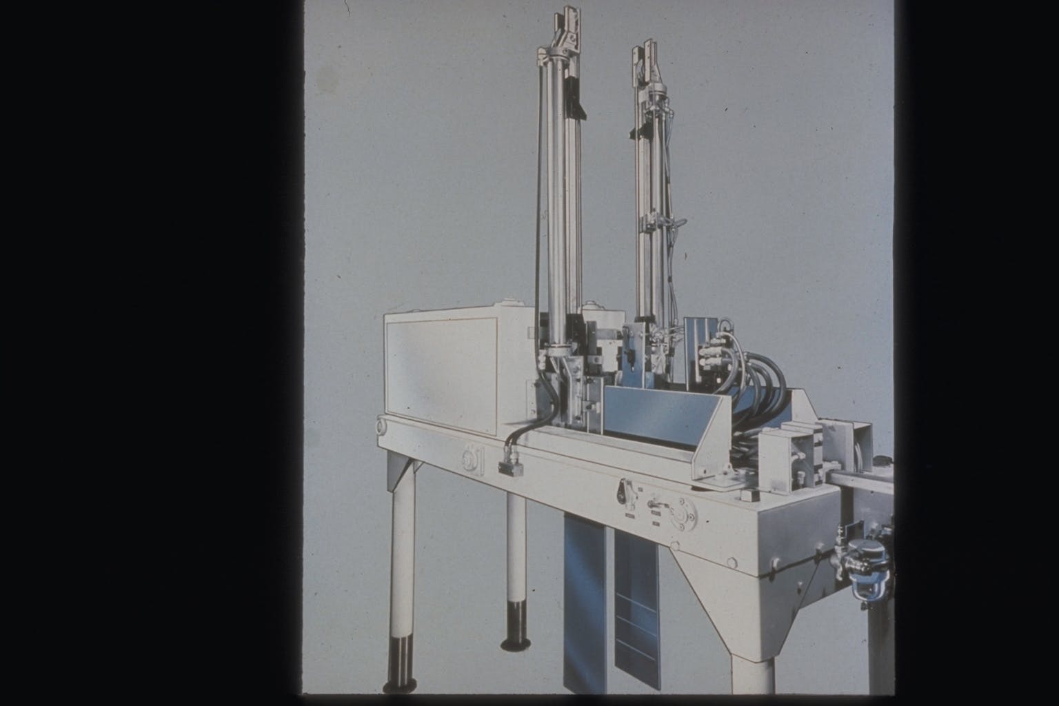 Pneumatic cables on flour packaging equipment