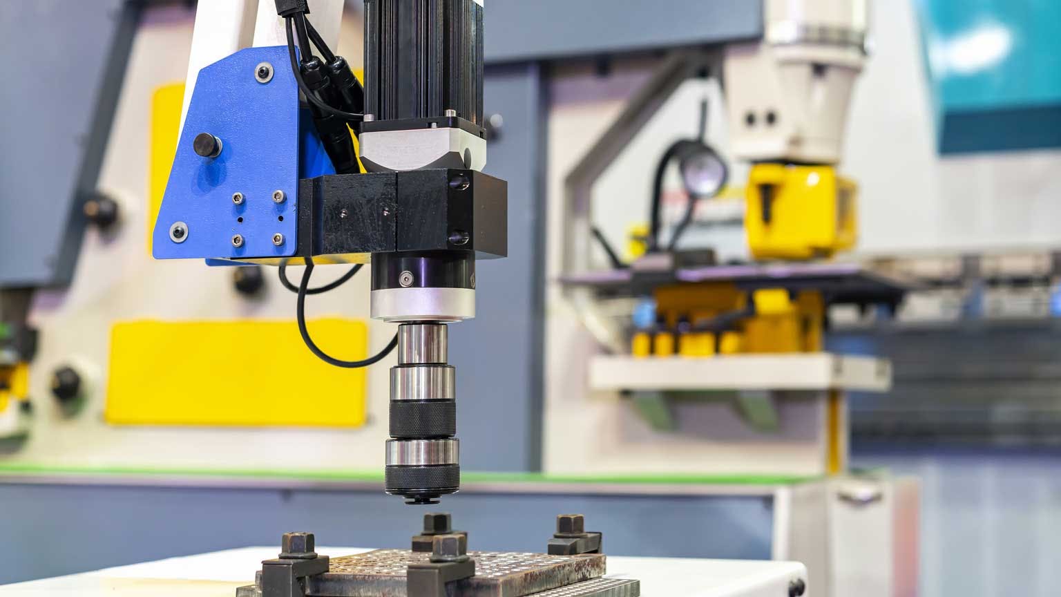 Servo motor on automated machine