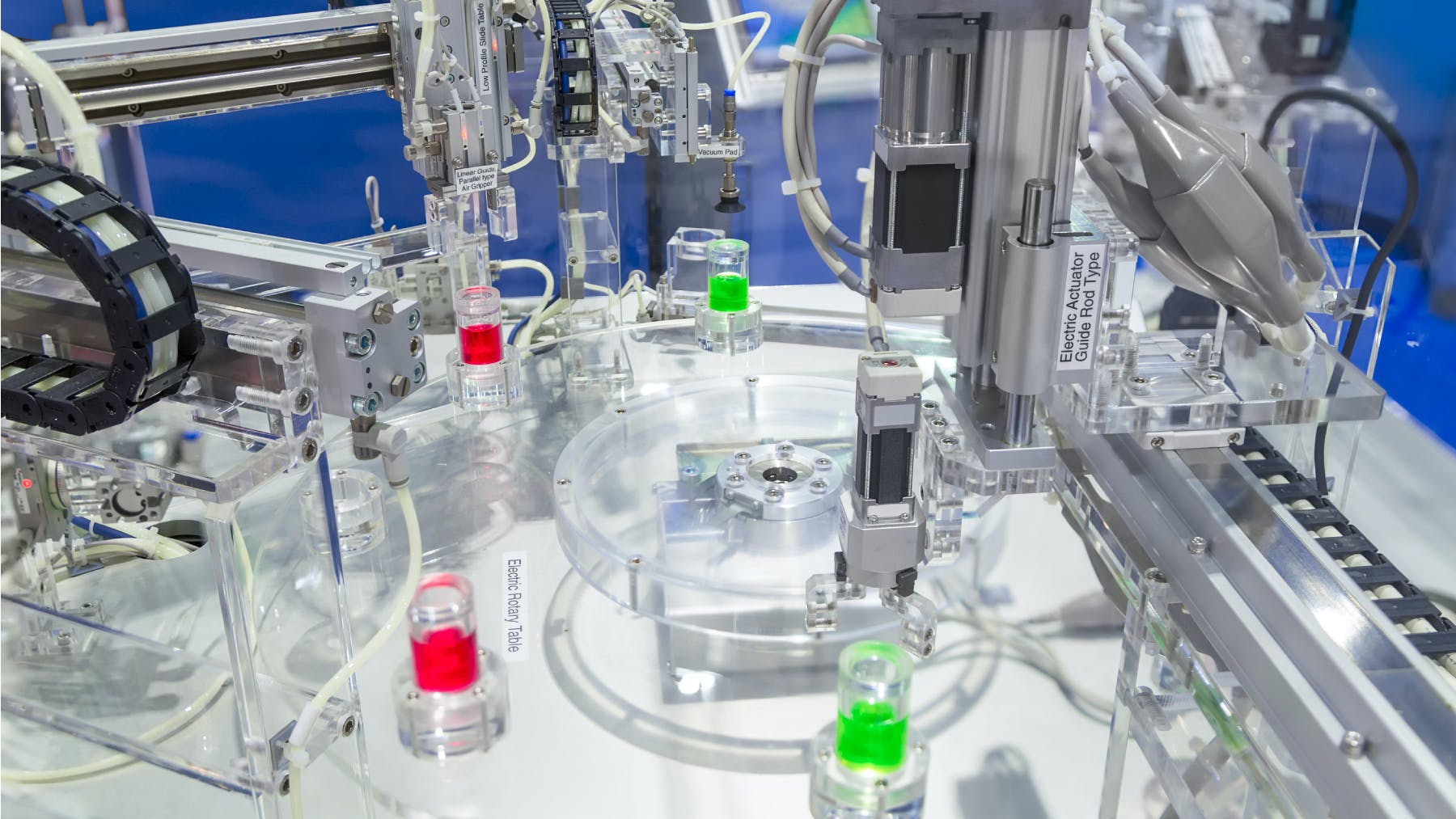 pneumatic and electric actuator technologies in automation system for chemical production