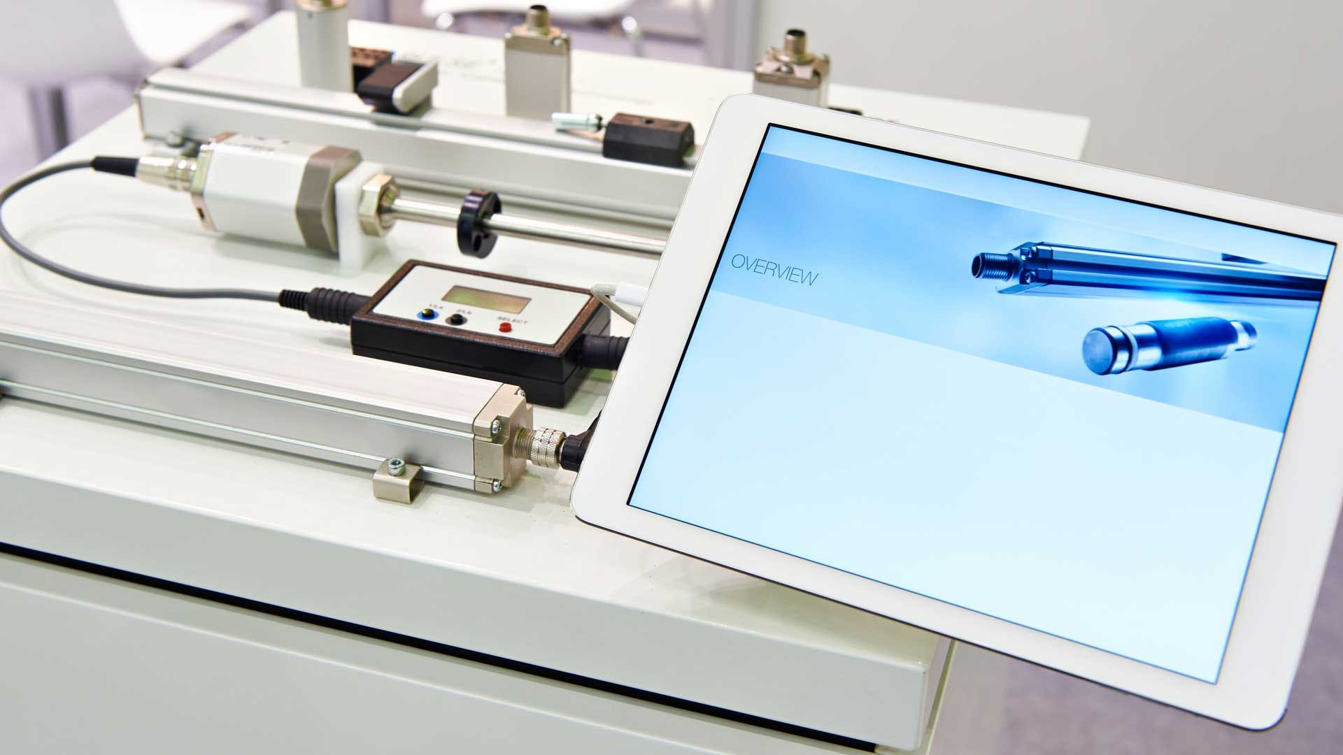 linear position sensors and display