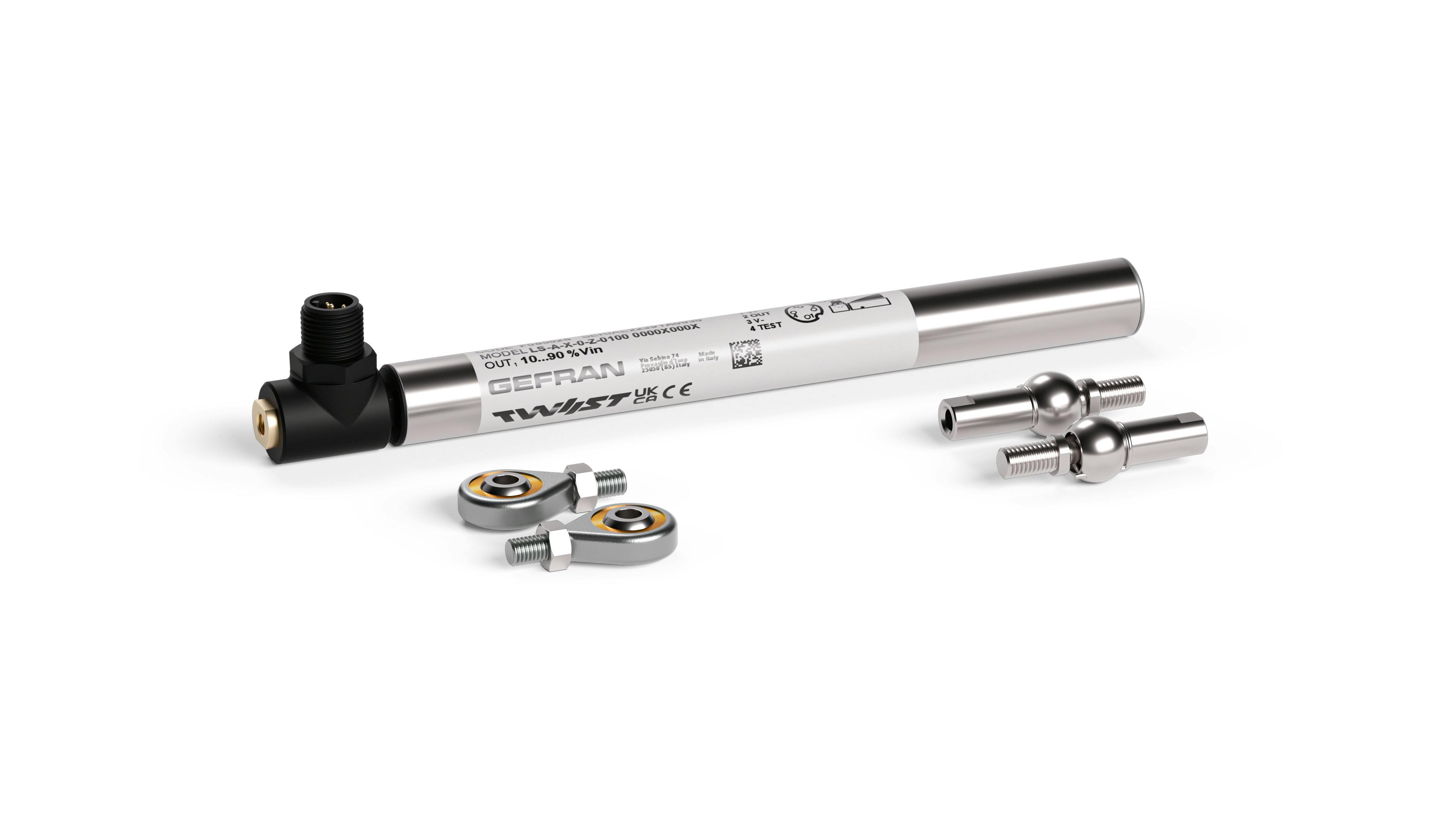 The Gefran Twiist is a contactless linear position transducer for mobile and industrial hydraulics capable of providing multiple measurements in a single unit.