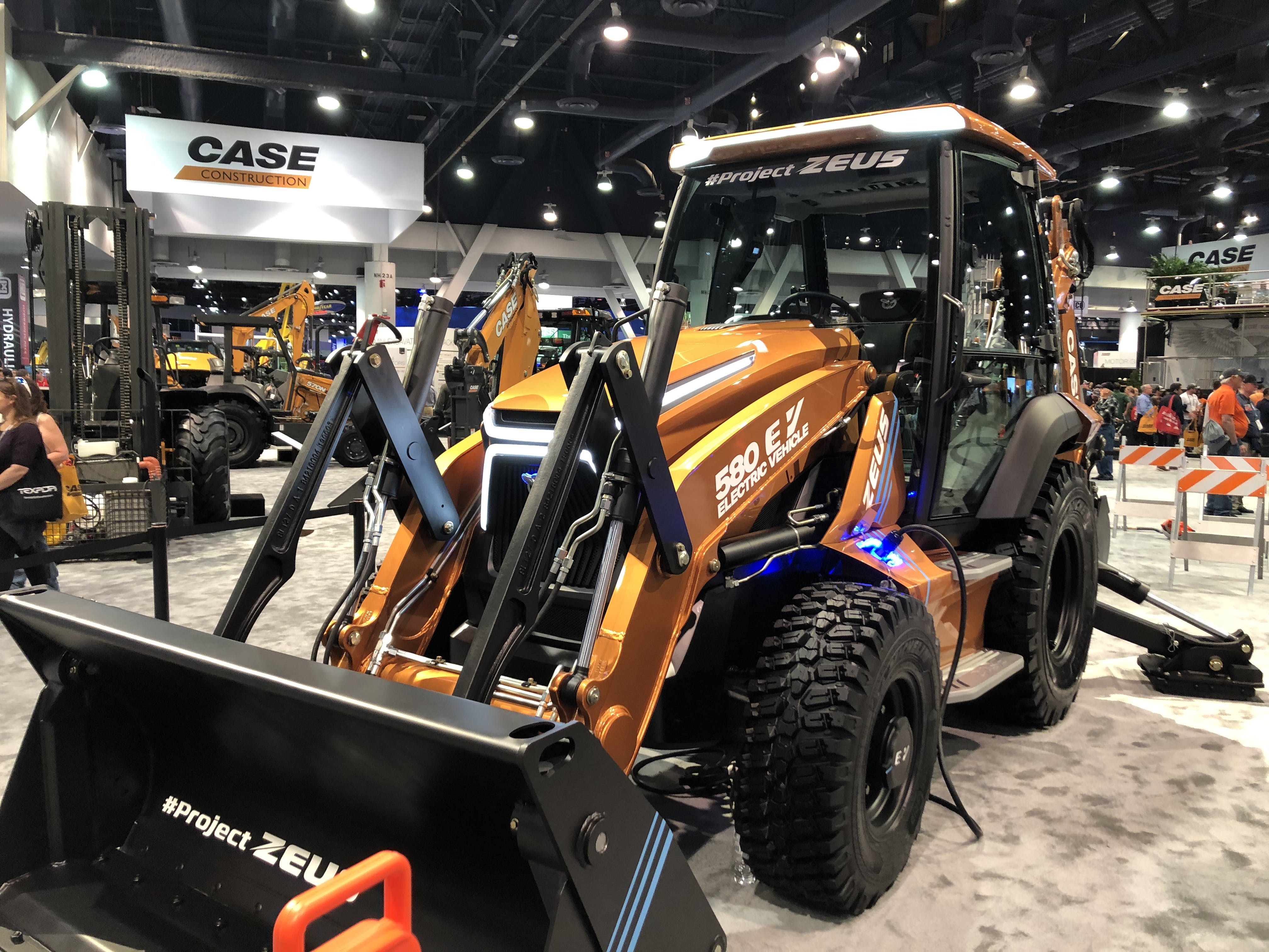 At CONEXPO 2020, CASE Construction Equipment unveiled its electric backhoe loader which is undergoing customer trials.