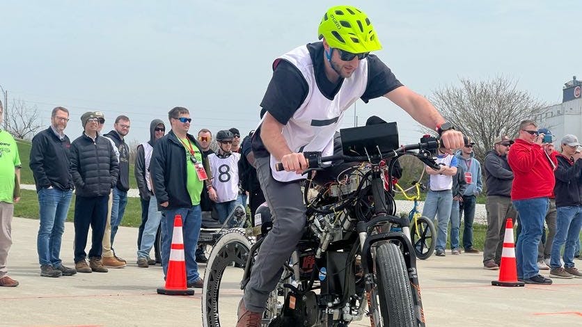 Students test designs at NFPA Fluid Power Vehicle Challenge