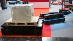 Mobile robots can be used to move a range of materials in factories and warehouses. Mobile robots can be used to move a range of materials in factories and warehouses.