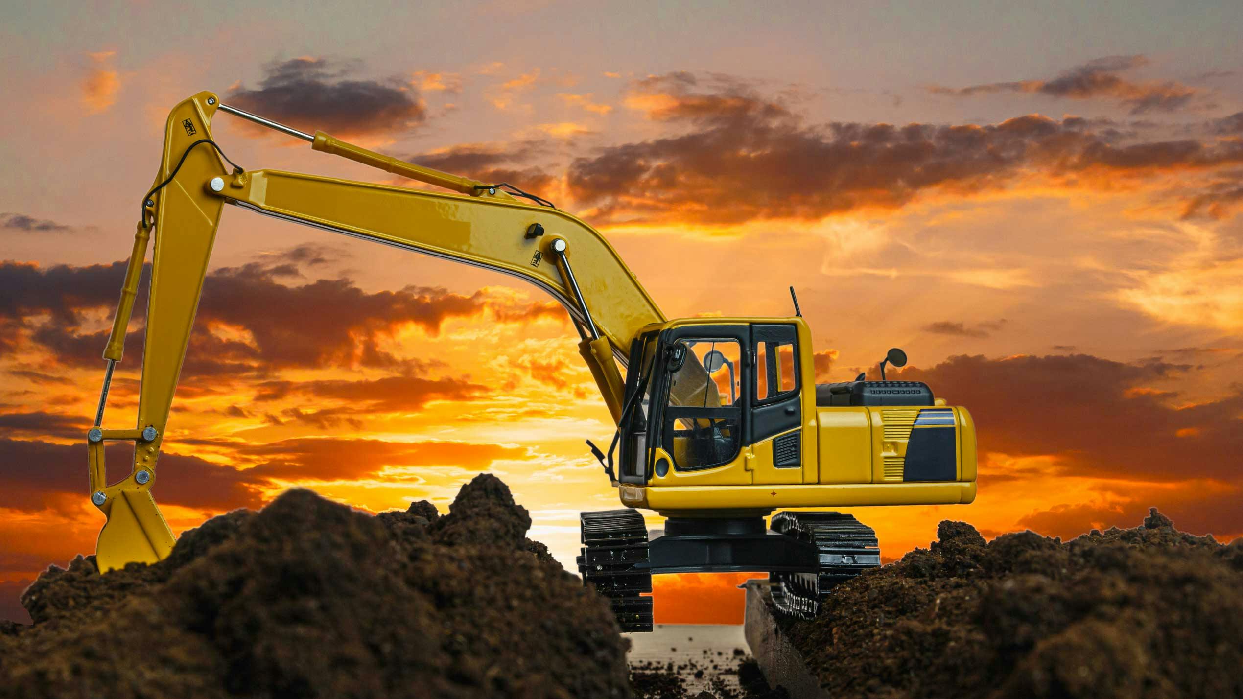 Excavators rely on hydraulics for many machine movements