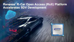 The Renesas RoX development platform integrates all essential hardware, operating systems, software and tools to help ease design complexity associated with software-defined vehicles. The Renesas RoX development platform integrates all essential hardware, operating systems, software and tools to help ease design complexity associated with software-defined vehicles.