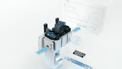 The MS6E energy saving modules from Festo can detect when a machine goes into an idle state and maintain a reduced pressure or shut down air to the machine to help reduce energy consumption. The MS6E energy saving modules from Festo can detect when a machine goes into an idle state and maintain a reduced pressure or shut down air to the machine to help reduce energy consumption.