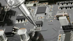 An image showing the production of semiconductors An image showing the production of semiconductors