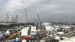 An overview of the bauma show grounds where a number of hydraulic technologies will be displayed An overview of the bauma show grounds where a number of hydraulic technologies will be displayed