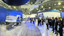 Komatsu's concept lunar construction machine was among the technology advancements on display at CES 2025 Komatsu's concept lunar construction machine was among the technology advancements on display at CES 2025
