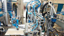 Pneumatics and other components in an industrial automation application Pneumatics and other components in an industrial automation application