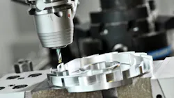 CNC machining of a metal component CNC machining of a metal component