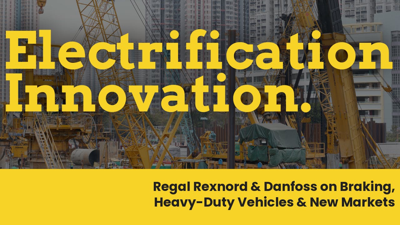 Construction equipment on a job site