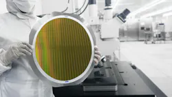 A depiction of semiconductor wafer production A depiction of semiconductor wafer production