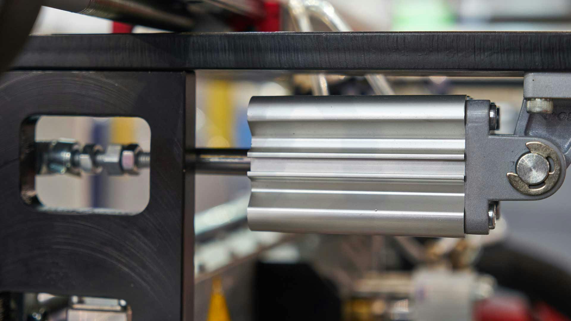 Pneumatic cylinder in an industrial machinery application