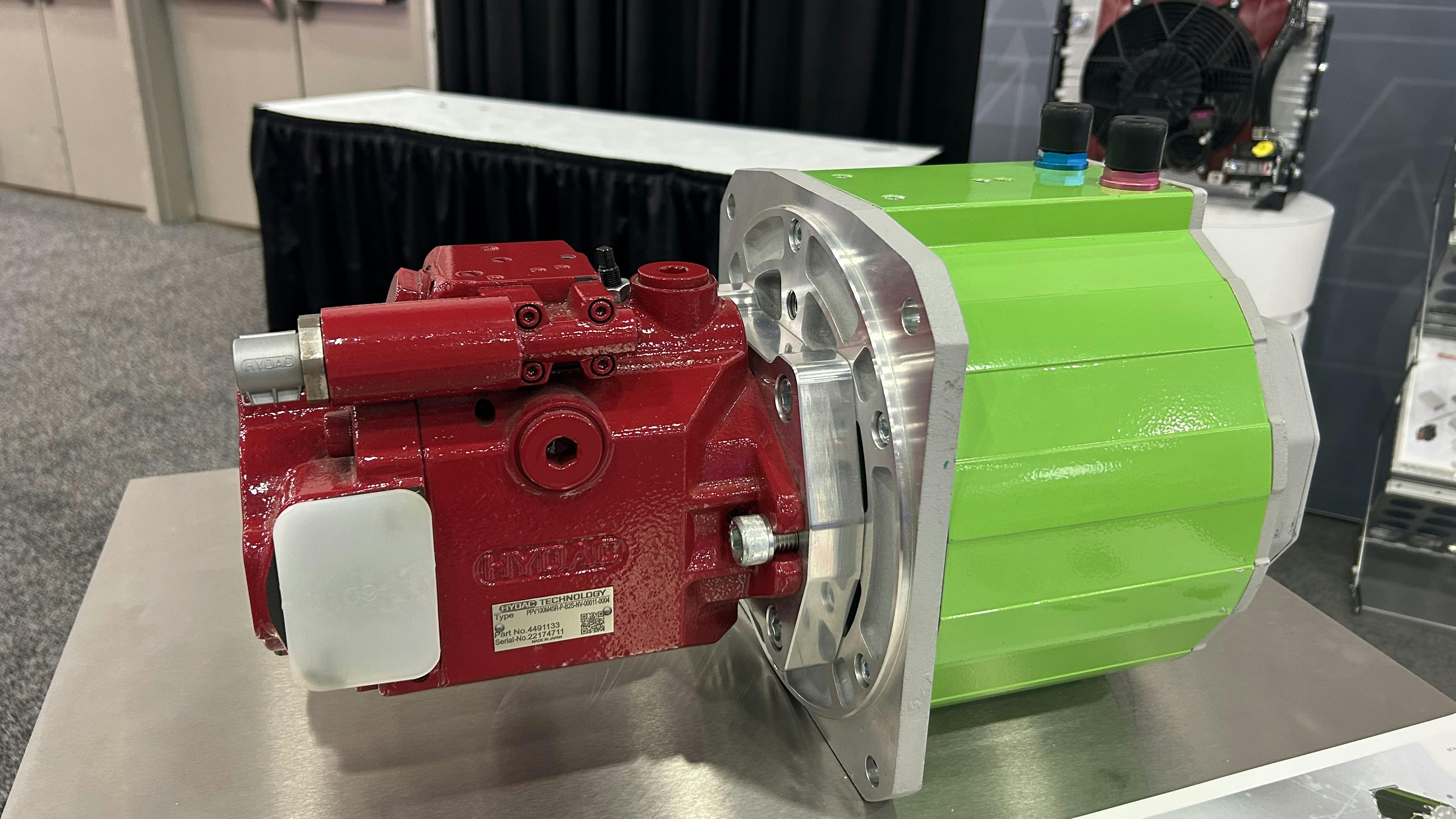 Hydac Hydraulic Pump and Electric Motor setup