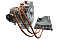 Turntide Technologies Axial Flux Electric Drive Unit on a white background Turntide Technologies Axial Flux Electric Drive Unit on a white background