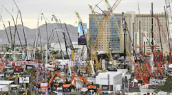 Machines on Display in Outdoor Lot at CONEXPO Machines on Display in Outdoor Lot at CONEXPO