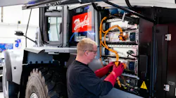 Installation of a fully integrated Danfoss Electrification System on a machine Installation of a fully integrated Danfoss Electrification System on a machine
