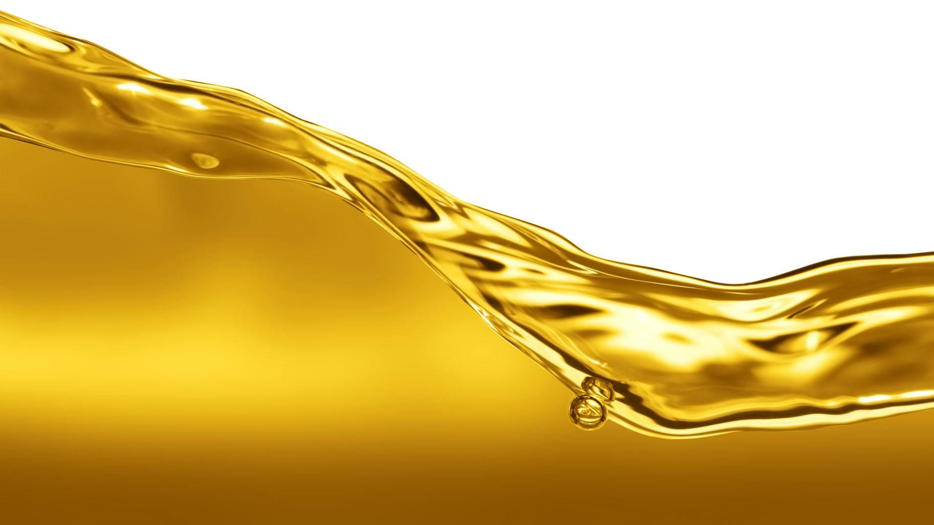 Oil wave on a white background