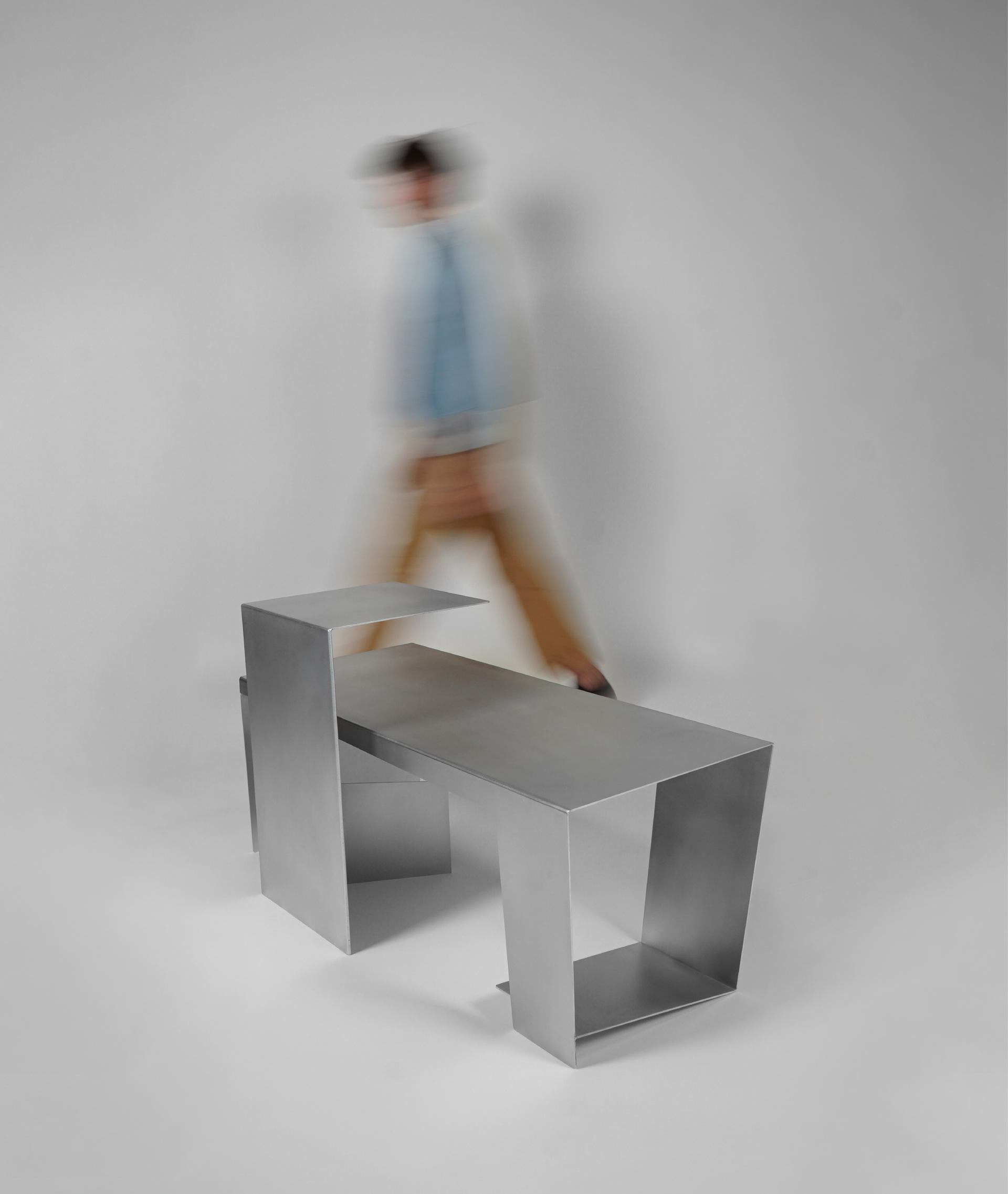 Appalachian State student Jon Kannapell's occasional and lap top tables took first place in the Davis Furniture Studio Competition.