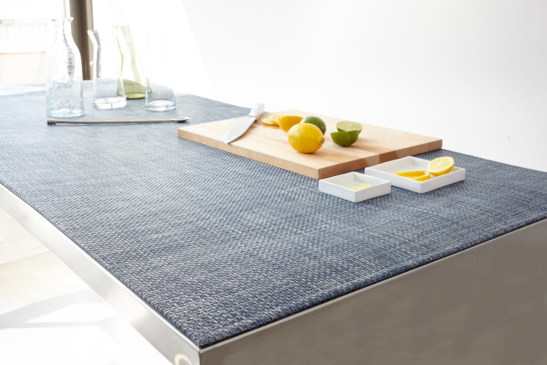 Chilewich Worktop Basketweave Denim 02 63ced7824d2fe