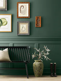 Sherwin-Williams Colormix Forecast 2024, Anthology: Volume One. Palette No. 1 Billiard Green SW 0016. Sherwin-Williams Colormix Forecast 2024, Anthology: Volume One. Palette No. 1 Billiard Green SW 0016.