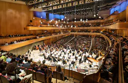 The stage at David Geffen Hall is flanked by balconies, providing an amazing seat for patrons or additional space for performers. The stage at David Geffen Hall is flanked by balconies, providing an amazing seat for patrons or additional space for performers.