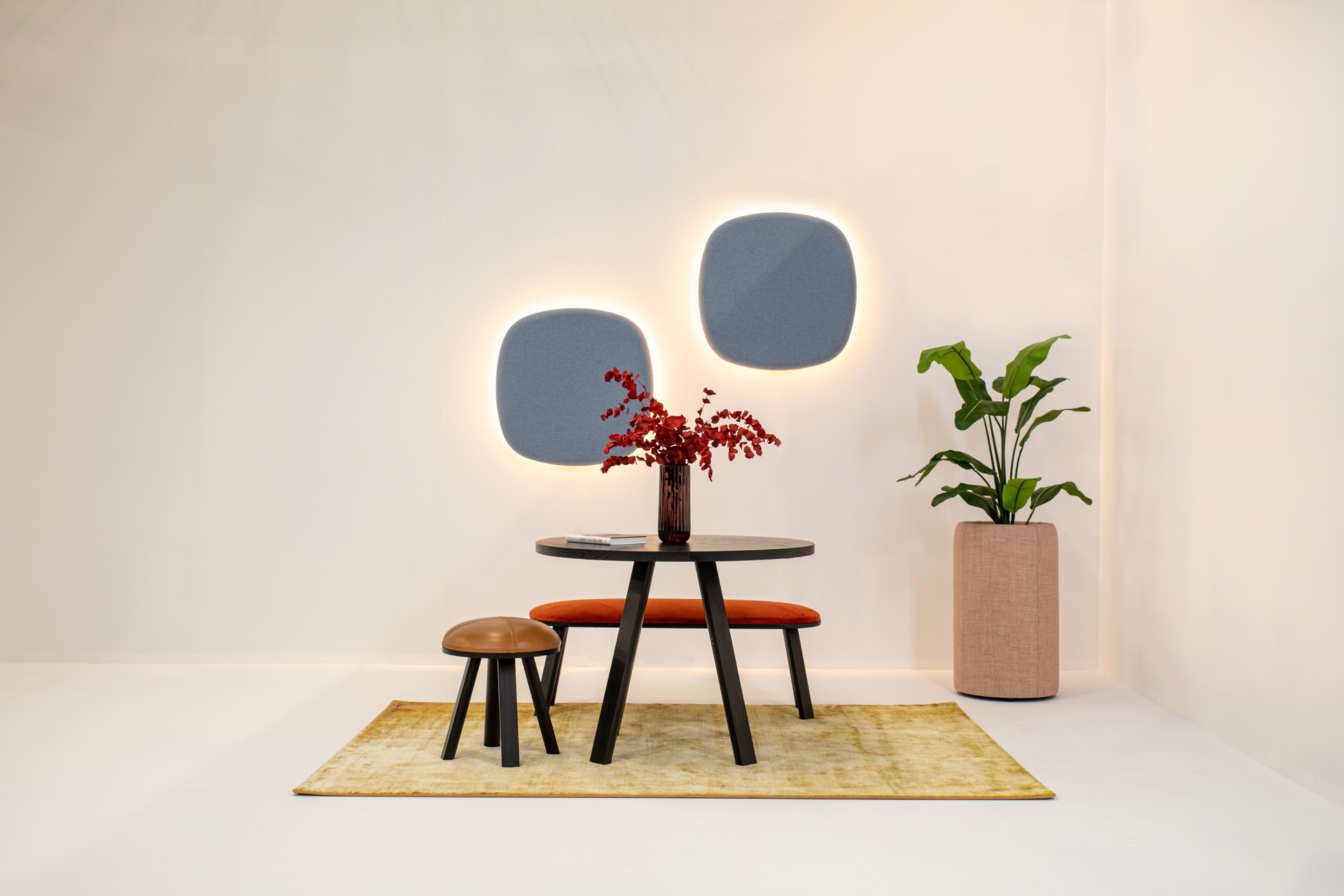 BuzziSpace's BuzziPebl Light was inspired by the silhouette of a pebble.