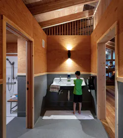 Charettes of past campers, counselors and most importantly non-binary members that had all come up through the Sherwood unit were brought together to advise ZGF on what should be prioritized in the new cabins. Easier access to more private bathroom, changing and shower areas were of the utmost importance. Charettes of past campers, counselors and most importantly non-binary members that had all come up through the Sherwood unit were brought together to advise ZGF on what should be prioritized in the new cabins. Easier access to more private bathroom, changing and shower areas were of the utmost importance.