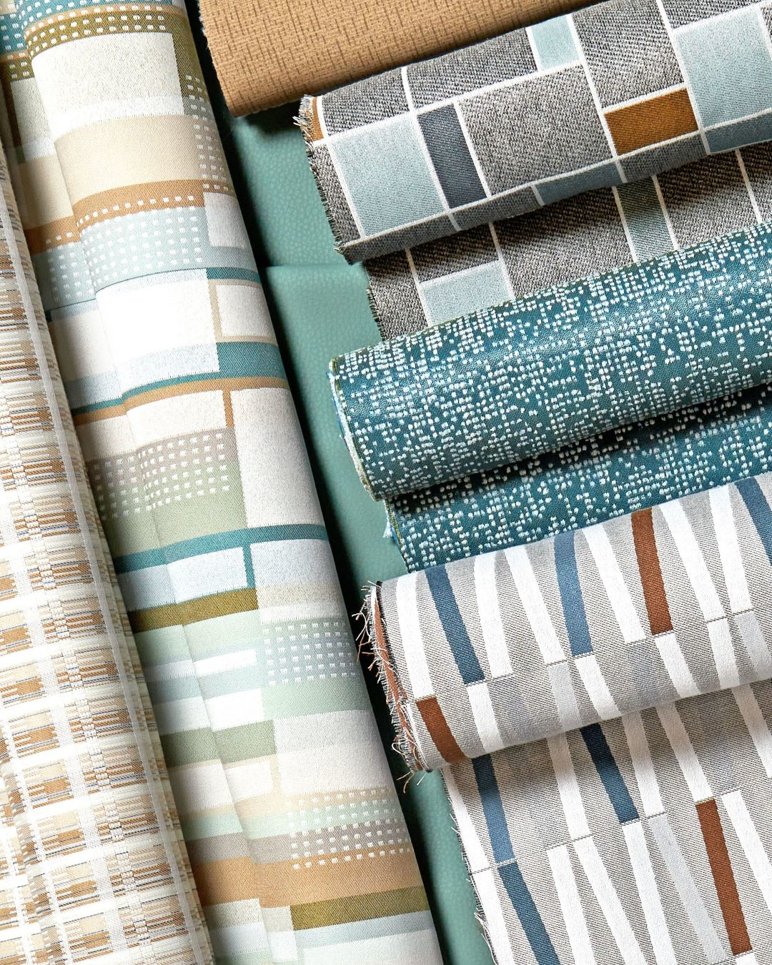 A collage of Ritual, the latest textile line by Momentum.