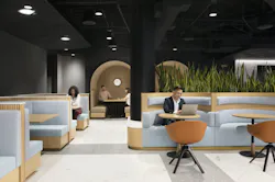 The amenity floor at 200 W. Madison, Chicago is all inspired by the Louise Nevelson sculpture in the building's lobby. The amenity floor at 200 W. Madison, Chicago is all inspired by the Louise Nevelson sculpture in the building's lobby.