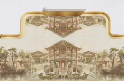 CCD founder Joe Cheng relied on the illustrations of English artist Thomas Allom as inspiration for Cake Shop and integrated them throughout its various spaces. CCD founder Joe Cheng relied on the illustrations of English artist Thomas Allom as inspiration for Cake Shop and integrated them throughout its various spaces.