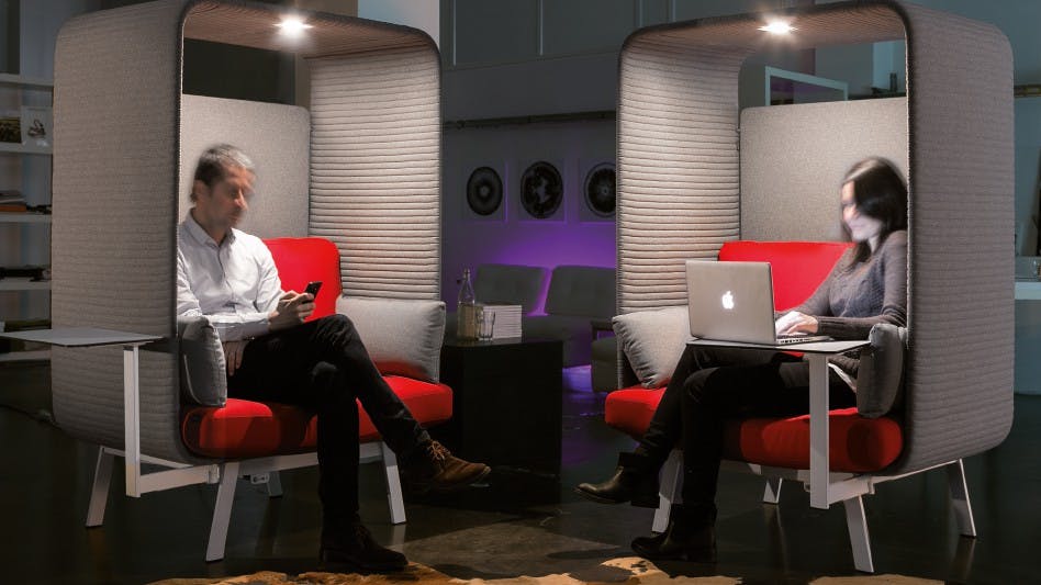 Borgo's Priv&eacute;e single seater with canopy lighting.