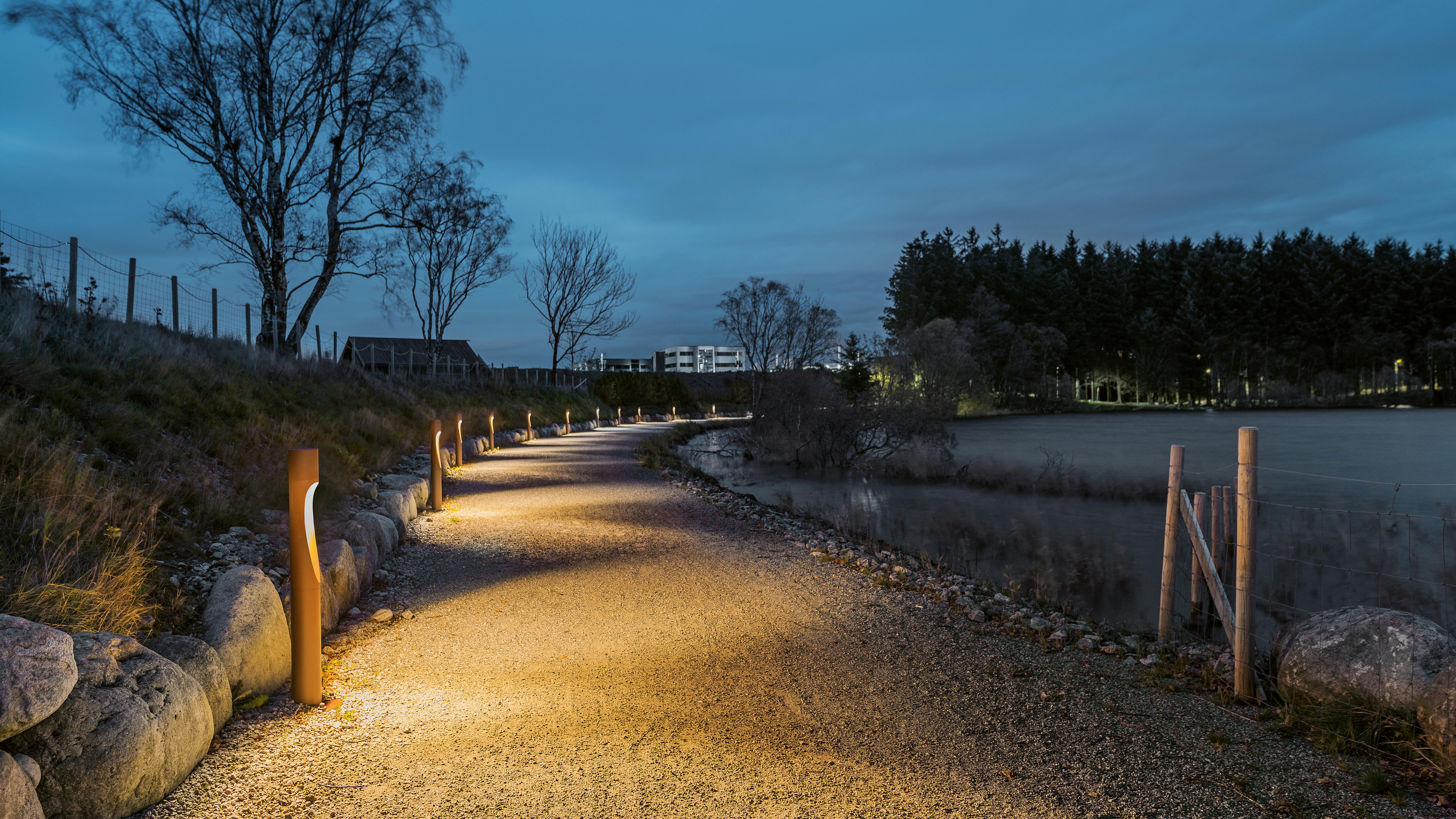Flindt Bollard Corten Froylandfarvatnet, Norway.