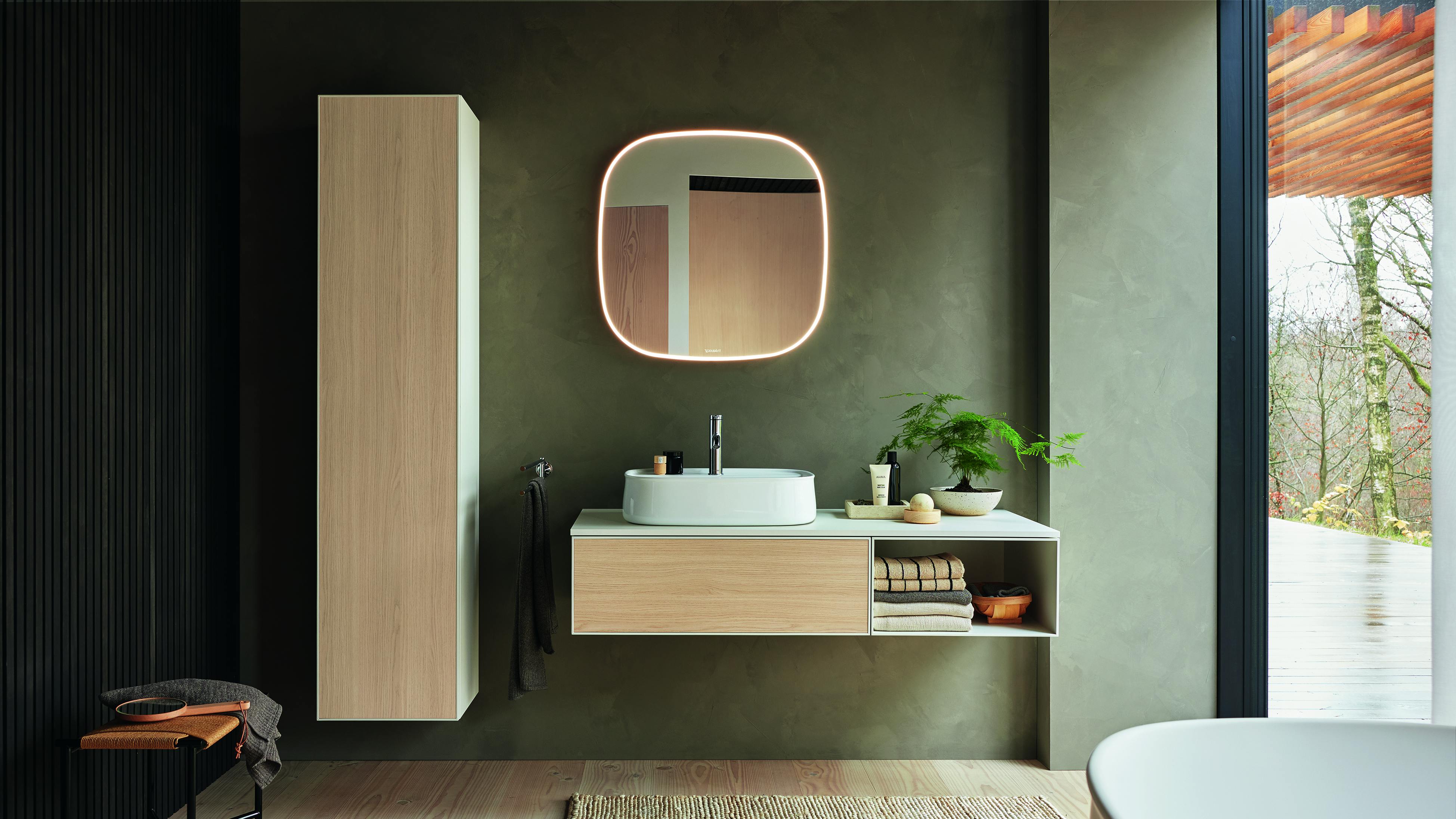 Duravit's Zencha mirror designed by Sebastian Herkner.