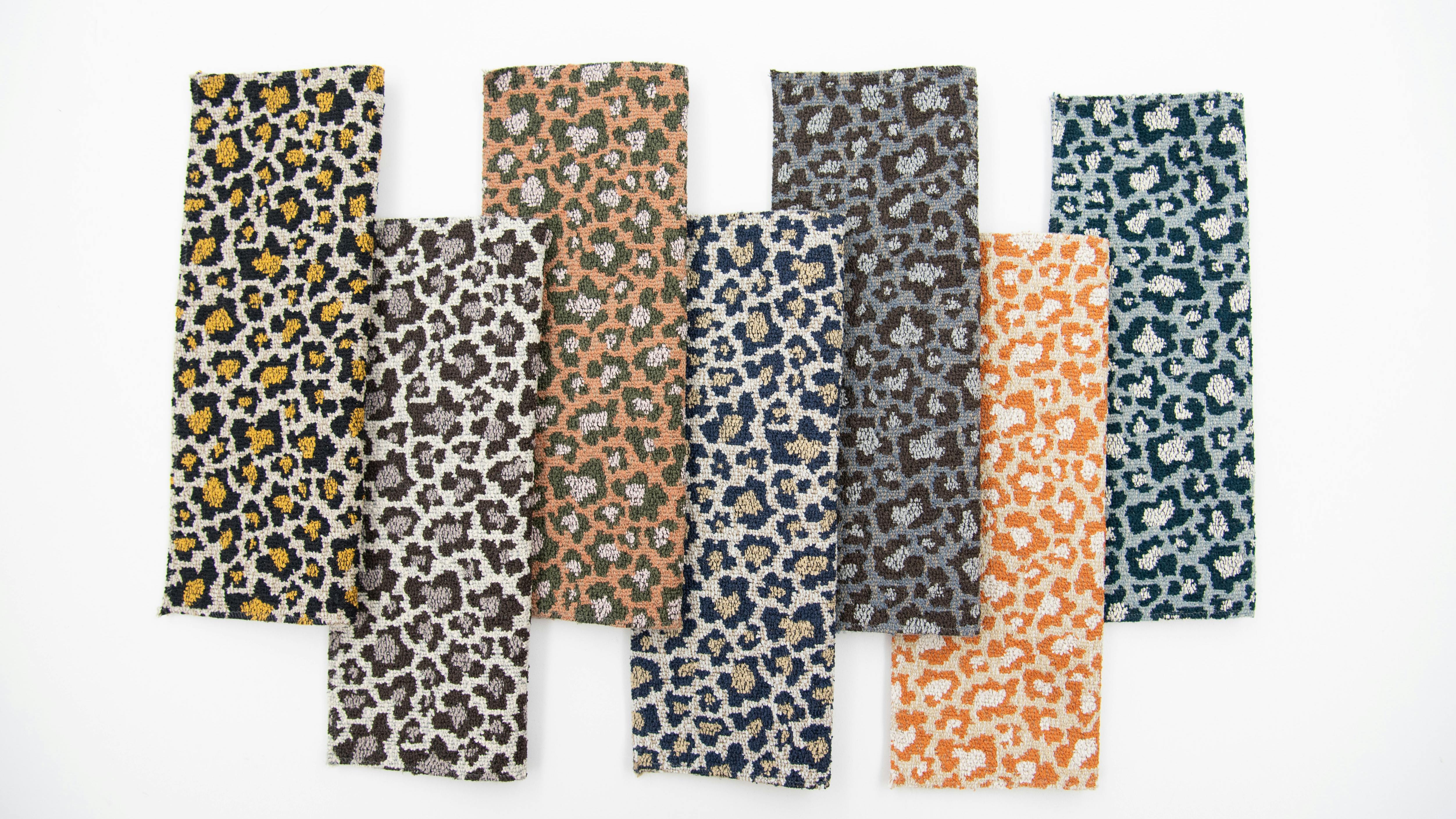 Brentano's Rosette fabric comes in seven colorways.