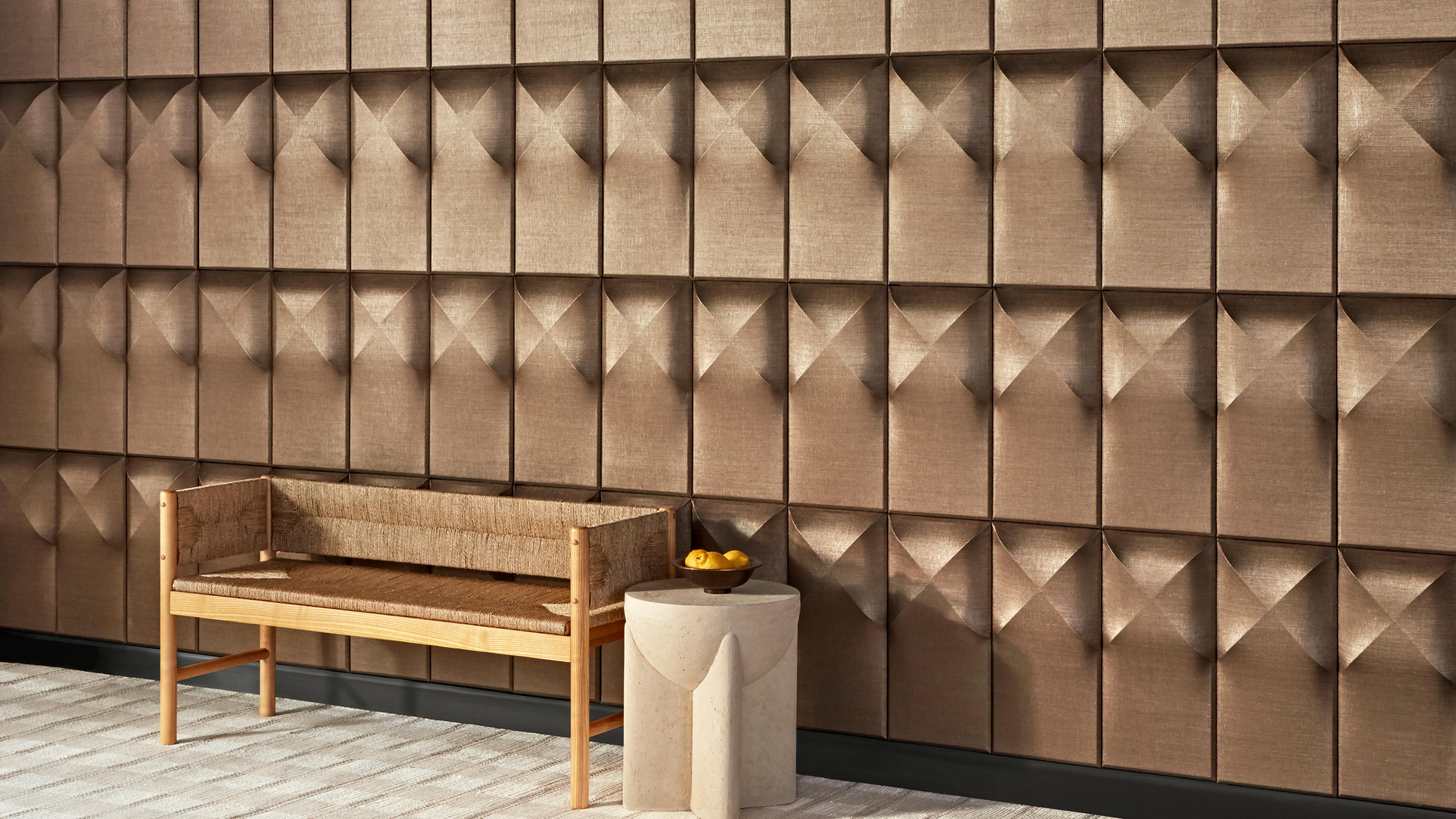 Carnegie Acoustic Solutions' Xorel Artform Rise 3D scene with bench.