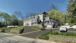 A rendering of the future site of the Homeworks Trenton location in New Jersey will maintain the home-scale profile. A rendering of the future site of the Homeworks Trenton location in New Jersey will maintain the home-scale profile.