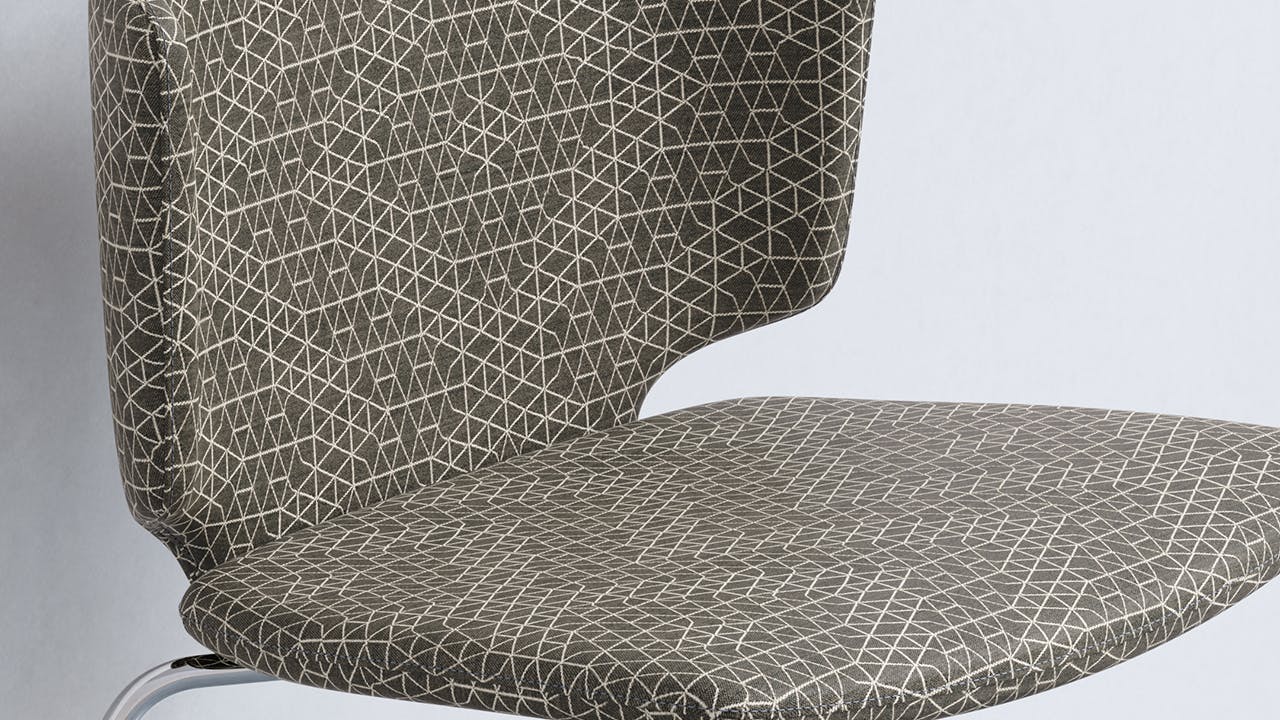 Designtex's Facet fabric collection in Barley.