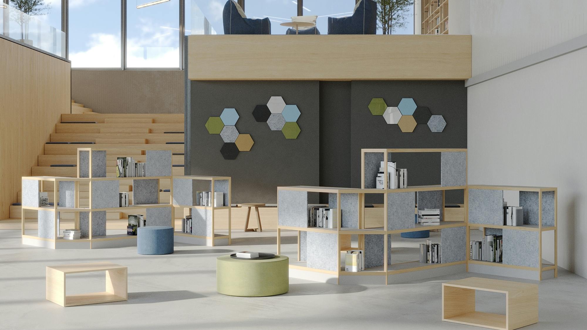 Hex whiteboard and bulletin boards offers magnetic, eco-friendly, and tackable options.