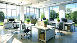 Modern commercial workplace design factors in authenticity, dynamic configurations, and biophilic elements. Modern commercial workplace design factors in authenticity, dynamic configurations, and biophilic elements.