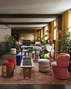 Edelman's Francis House office in an adaptive reuse project transforming an old warehouse into a vibrant, flexible, and comfortably appointed workspace. Edelman's Francis House office in an adaptive reuse project transforming an old warehouse into a vibrant, flexible, and comfortably appointed workspace.