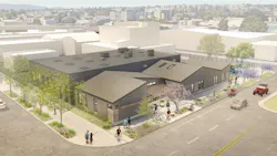 Ballard Food Bank architectural rendering Ballard Food Bank architectural rendering