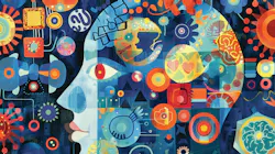 Colorful stock illustration for neurodivergence, sensory processing Colorful stock illustration for neurodivergence, sensory processing